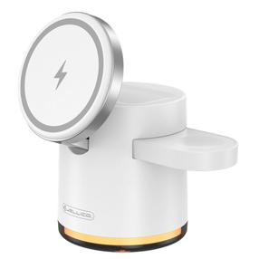 Laadijate komplekt Jellico W22 4in1, Qi Wireless, valge v., 23 W