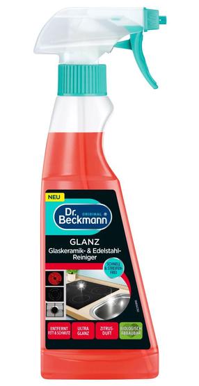 Valymo priemonė, nerūdijančiojo plieno paviršiams Dr. Beckmann Glanz, 0.25 l