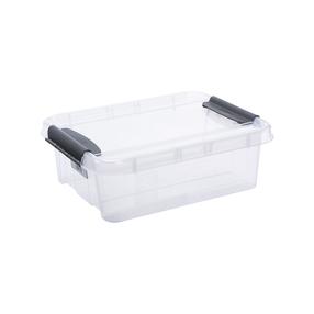 Uzglabāšanas kaste ar vāku, rīki/paredzēts uzglabāšanai/rotaļlietām Pro Box 27780202, 21 l, caurspīdīga krās., 51 x 39 x 16.9 cm