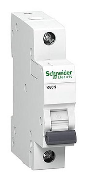 Automatinis jungiklis Schneider Electric K60N, 1P, B, 6kA, 10 A