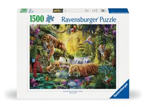 Пазл Ravensburger Tranquil Tigers, 60 см x 80 см, 1500 шт., многоцветный