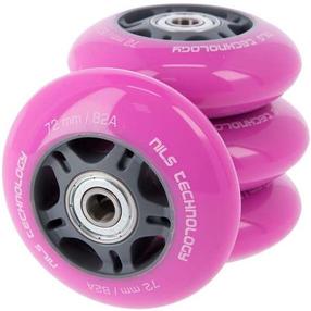 Ritenis Nils Extreme Wheel Set, 72 mm x 24 mm x 72 mm