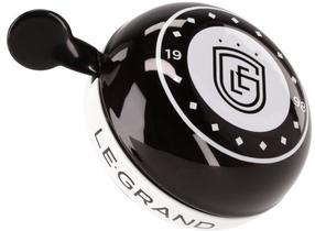 Велосипедный звонок Kross LeGrand Gong Black/White, cталь, белый цв./черный цв.