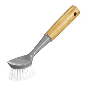 Indų plovimo šepetys Jotta Scandic, 23 cm, ruda sp./pilka sp., plastikas/mediena