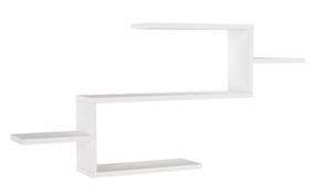 Sieninė lentyna Kalune Design Twist 756FRN3601, balta sp., 49.4 cm x 104 cm x 14.5 cm