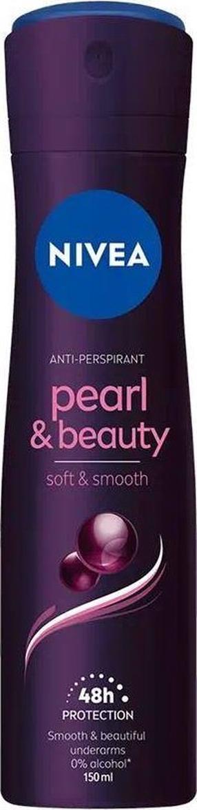 Moteriškas dezodorantas Nivea Pearl & Beauty Fine Fragrance, 150 ml