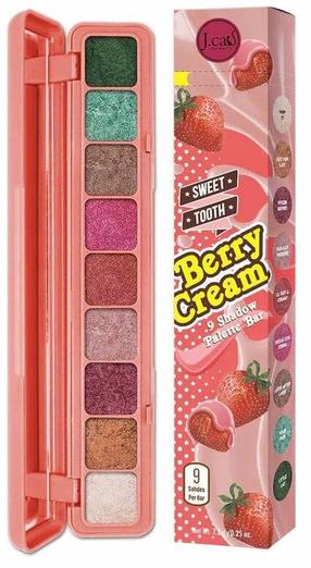 Тени для век J.Cat Beauty Sweet Tooth, 7.2 г, berry cream цв. 101