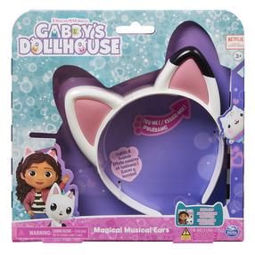 Interaktīva rotaļlieta Spin Master Gabbys Dollhouse Magical Musical Ears 6060413, angļu, balta krās.
