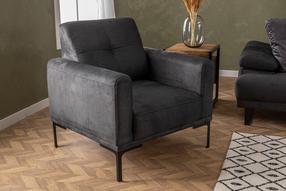 Atpūtas krēsls Hanah Home Mustang 560ARE1733, antracīta krās., 88 cm x 86 cm x 88 cm
