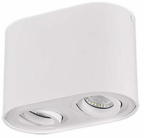 Šviestuvas lubų Trio Cookie 612900231, GU10, 2 x 35 W, balta sp. / balta sp.