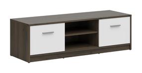 Televizoriaus spintelė Nepo Plus, rudas/baltas, 46.5 cm x 138.5 cm x 42.5 cm