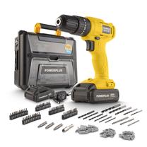 Akumuliatorinis smūginis gręžtuvas-suktuvas su akumuliatoriumi Powerplus POWXBOX004, 20 V, 1.3 Ah