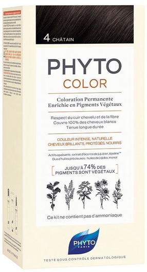 Juuksevärv Phyto Phytocolor, pruun v., 4, 112 ml