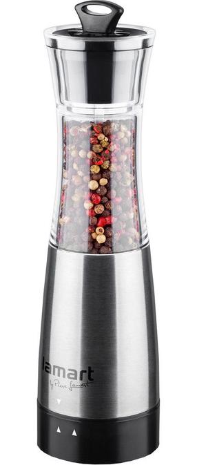 Druskos ir pipirų malūnėlis Lamart, nerūdijančiojo plieno