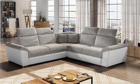 Kampinė sofa Federico Berlin 01, Soft 17, pilka sp., 268 x 268 cm x 102 cm