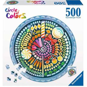 Puzle Ravensburger Candy, 52 cm x 52 cm, 500 gab., daudzkrāsaina
