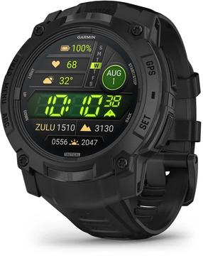 Viedais pulkstenis Garmin Instinct 3 50mm 010-03020-50, melns krās.