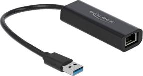 Adapter Delock USB, RJ-45, 0.15 m