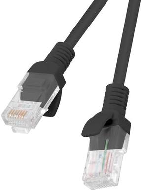 Kabelis Lanberg Patchcord CAT.5E UTP 10-pack PCU5-20CC-0150-BK RJ-45, RJ-45, 1.5 m, melna krās.