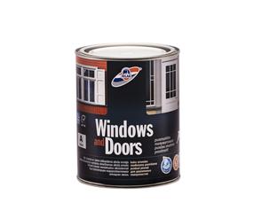Emailvärv, akendele/ustele Rilak Windows and doors, poolmatt, 0.9 l, valge v.