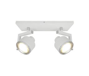 Šviestuvas nukreipiamasis Domoletti Gu10162C GU10162C-2B, GU10, 2 x 42 W, balta sp. / balta sp.