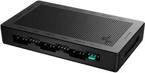 Valdiklis Deepcool SC790 2-in-1 PWM & RGB hub, 6 cm, juoda sp.
