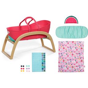 Lėlių lovytė, su priedais Zapf Creation Baby born 3in1 Pinplay, įvairių spalvų