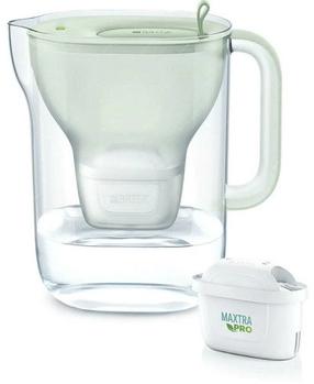 Vandens filtravimo indas Brita Style, 2.4 l, skaidri sp./žalia sp.