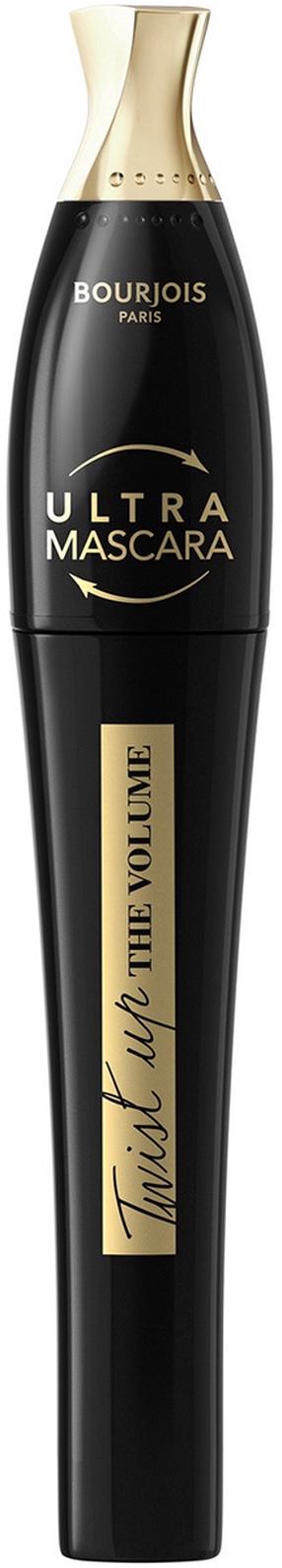 Ripsmetušš Bourjois Paris Twist Up The Volume, 8 ml, must v. 52 ultra black