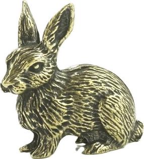 Žaislinė figūrėlė, triušis Abino, 8.9 cm, aukso sp.