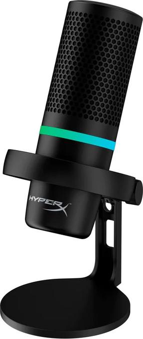 Kondensatora mikrofons HyperX DuoCast, melna krās.