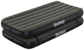Pripučiamas čiužinys Bestway 3in1 Tritech Connect & Rest Airbed, juoda sp., 188 cm x 99 cm x 25 cm