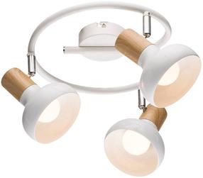 Светильник потолочный Candellux Puerto 98-62697, E14, 3 x 40 Вт, белый цв. / белый цв.