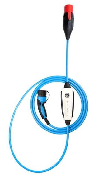 Elektromobiļa uzlādes kabelis DiniTech NGR Kick Standard, 5 m, 22 kW, zila krās.