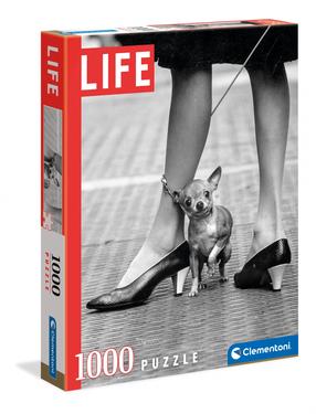 Dėlionė Clementoni Life 10600317, 59 cm x 50 cm, 1000 vnt., balta sp./juoda sp.
