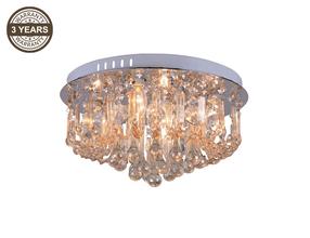 Lampa griesti Domoletti Bisel 50012-400, LED, 1 x 96 W, caurspīdīga krās. / hroma krās.