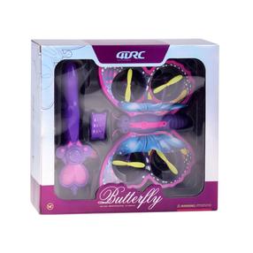 Rotaļu drons tauriņš RC0727, violeta krās.