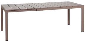 Lauko stalas Nardi Rio, ruda sp., 140 - 210 cm x 85 cm x 76 cm