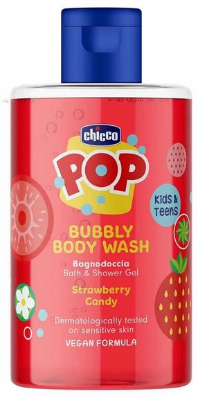 Bērnu dušas želeja Chicco Pop Strawberry Candy, 300 ml