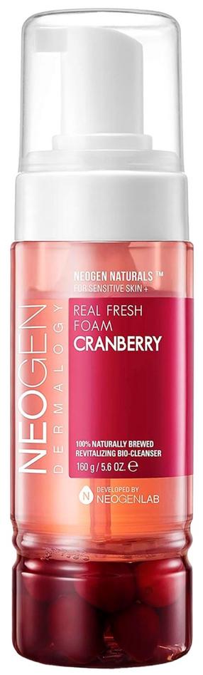 Очищающая пенка для лица Neogen Real Fresh Cranberry, 160 г