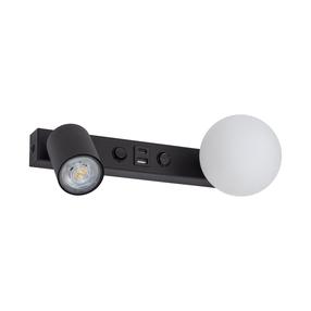 Lampa pārvietojams TK Lighting Vox 10152, GU10, 2 x 10 W, balta krās. / melna krās.