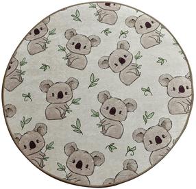 Paklājs Conceptum Hypnose Koala 876CHL1237, daudzkrāsaina, 140 cm x 140 cm