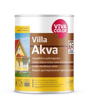 Фасадная краска Vivacolor Villa Akva, белый цв., 0.9 л
