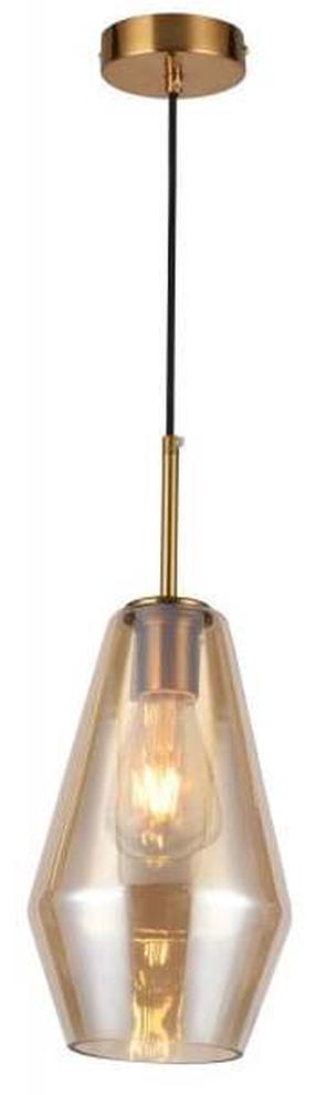Lampa karināms GTV Lime 7900 OS-LIME2-40-DEC, E27, 1 x 40 W, caurspīdīga krās./zelta krās. / zelta krās.