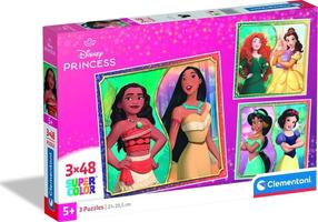 Puzle Clementoni Disney Princess 25064, 21 cm x 20.5 cm, 144 gab., daudzkrāsaina