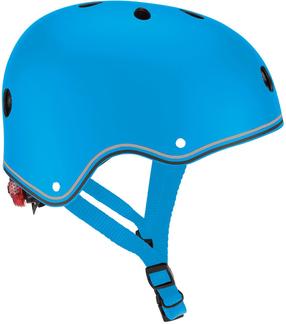 Skrituļslidotāja ķivere Globber Primo Lights, XS/S, zila krās.