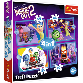 Puzle Trefl Disney Inside Out 2, 20.5 cm x 28.5 cm, 207 gab., daudzkrāsaina