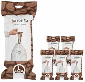 Šiukšlių maišai Brabantia PerfectFit L, 45 l, 120 vnt.