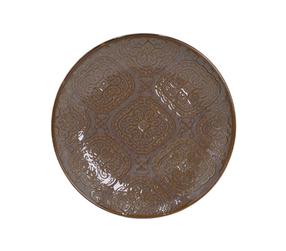 Šķīvis deserta Domoletti Brown arabic, Ø 19 cm, brūna krās.