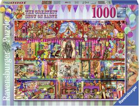 Puzle Ravensburger Greatest Show on Earth 152544, 70 cm x 50 cm, 1000 gab., daudzkrāsaina